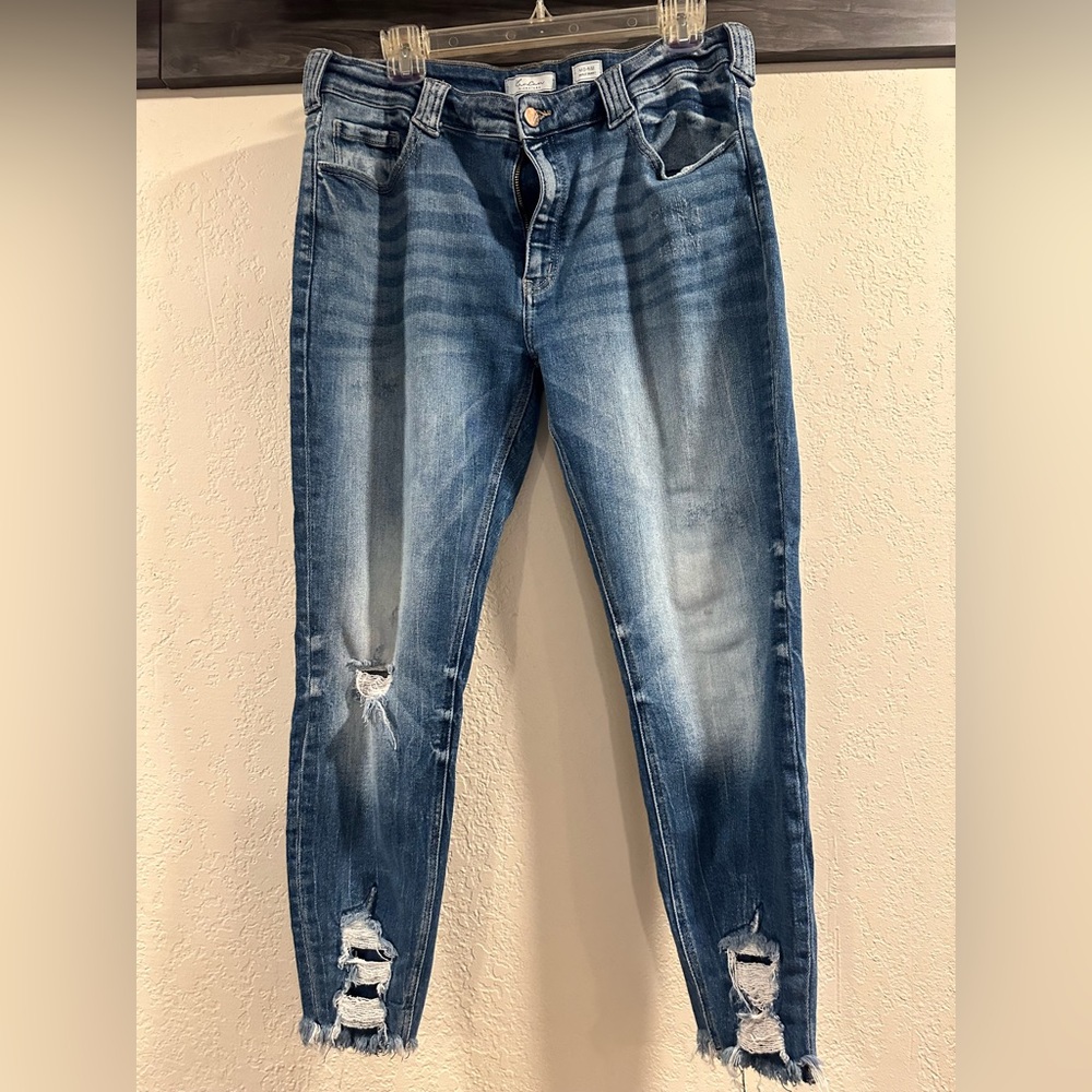 Distressed Blue Jeans for Women